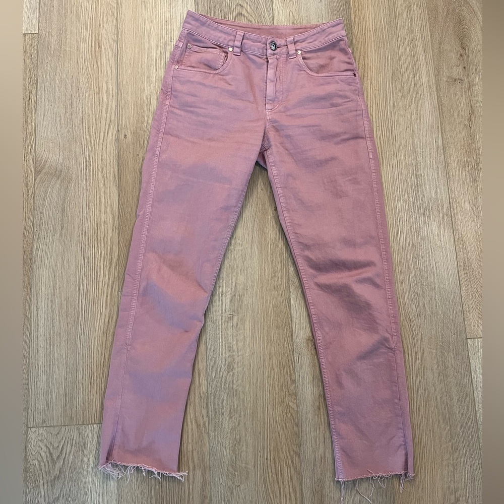 Brunello Cucinelli Pink Skinny Jeans